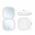 Travel Makeup Mirror Travel Mirror With Light Touch Button Magnification 1X Or 5X Lighted Magnifying Mirror Gift For Mother Sisters Wife Girlfriend White