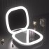 Travel Makeup Mirror Travel Mirror With Light Touch Button Magnification 1X Or 5X Lighted Magnifying Mirror Gift For Mother Sisters Wife Girlfriend Pink
