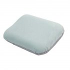 Travel Pillow Outdoor Compressible Ultralight Inflatable Pillow Hiking Beach Sleeping Pillow Camping Air Pillow light green pillowcase