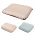 Travel Pillow Outdoor Compressible Ultralight Inflatable Pillow Hiking Beach Sleeping Pillow Camping Air Pillow beige pillowcase