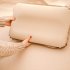 Travel Pillow Outdoor Compressible Ultralight Inflatable Pillow Hiking Beach Sleeping Pillow Camping Air Pillow beige pillowcase