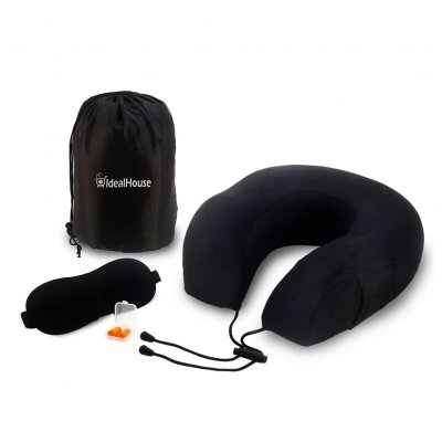 Wholesale Travel Pillow Set Memory Foam Nap U Shaped Neck Pillow