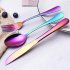 Travel Utensils With Case 8pcs Portable Stainless Steel Knife Fork Spoon Chopsticks Straws Set Reusable Travel Cutlery Set For Outdoor Camping silver
