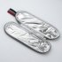 Travel Utensils With Case 8pcs Portable Stainless Steel Knife Fork Spoon Chopsticks Straws Set Reusable Travel Cutlery Set For Outdoor Camping silver