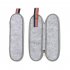 Travel Utensils With Case 8pcs Portable Stainless Steel Knife Fork Spoon Chopsticks Straws Set Reusable Travel Cutlery Set For Outdoor Camping silver