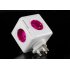 Travel the world with the Allocacoc PowerCube  coming with 4 travel adapters  4 outlets and 2 USB ports 