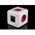 Travel the world with the Allocacoc PowerCube  coming with 4 travel adapters  4 outlets and 2 USB ports 