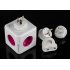 Travel the world with the Allocacoc PowerCube  coming with 4 travel adapters  4 outlets and 2 USB ports 