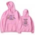 Travis Scotts ASTROWORLD Long Sleeve Printing Hoodie Casual Loose Tops Hooded Sweater A pink XL