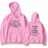 Travis Scotts ASTROWORLD Long Sleeve Printing Hoodie Casual Loose Tops Hooded Sweater A pink XL