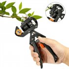 Tree Grafting Knife Professional Accurate Pruning Scissors Shears Garden Cutting Tool Set For Beginners as shown