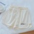 Trendy Sports Shorts For Women Summer High Waist Casual Loose Wide leg Yoga Pants For Fitness grey M