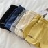 Trendy Sports Shorts For Women Summer High Waist Casual Loose Wide leg Yoga Pants For Fitness beige XL