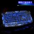 Tri Color Backlit Computer Gaming Keyboard Teclado USB Powered Game Keyboard for Desktop Laptop tri color backlit keyboard