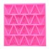 Triangle Capital Letters Silicone Mold Fondant Cake Chocolate Mold Kitchen Baking Mould Pink