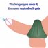 Triangle Penis Ring Cock Rings Male Chasity Cage Scrotum Bondage Ball Stretcher Ergonomic Design Delayed Ejaculation Sex Toys For Couples Men rose Red