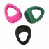Triangle Penis Ring Cock Rings Male Chasity Cage Scrotum Bondage Ball Stretcher Ergonomic Design Delayed Ejaculation Sex Toys For Couples Men rose Red