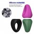 Triangle Penis Ring Cock Rings Male Chasity Cage Scrotum Bondage Ball Stretcher Ergonomic Design Delayed Ejaculation Sex Toys For Couples Men rose Red
