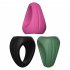 Triangle Penis Ring Cock Rings Male Chasity Cage Scrotum Bondage Ball Stretcher Ergonomic Design Delayed Ejaculation Sex Toys For Couples Men rose Red