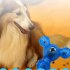 Triangular Ball Shape Food Leakage Chew Puzzle Toy for Pet Dog Smelling Training