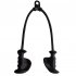 Tricep Rope 36 Inches Ergonomic Triceps Rope Pull down Fitness Cable Pull down Attachment Black