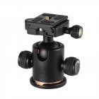 Tripod Head Aluminum Alloy Ball Head with Quick Release Plate 1/4