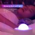 Tripod Projection  Lamp Atmosphere Lamp Usb Charging Fantasy Romantic Rotating Bedroom Bedside Night Light Projector White