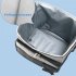 Trolley Insulation Bag Outdoor Portable Travel Picnic Large capacity Oxford Cloth Trolley Ice Bag With Wheels grey
