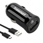 Tronsmart CC1Q One Port USB Car Charger Adapter with Quick Charging 2 0 technology  Over current  over charging and short circuit protection