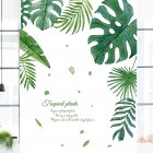 Tropical Leaves Plant Wall Stickers Decal Decor Art Mural for Living Room Bedroom 30 90CM