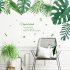 Tropical Leaves Plant Wall Stickers Decal Decor Art Mural for Living Room Bedroom 30 90CM