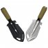 Trowel Garden Tool Stainless Steel Serrated Hand Shovel For Effortless Digging Weed Control Precise Bulb Planting A