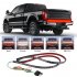 Truck Tailgate Side Bed Light Strip Bar Tuning Signal Light for Truck Off road Vehicles black