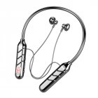 True Wireless Bluetooth Headset Neckband Headphones Stereo Binaural Sports Earphones Bt22 Black