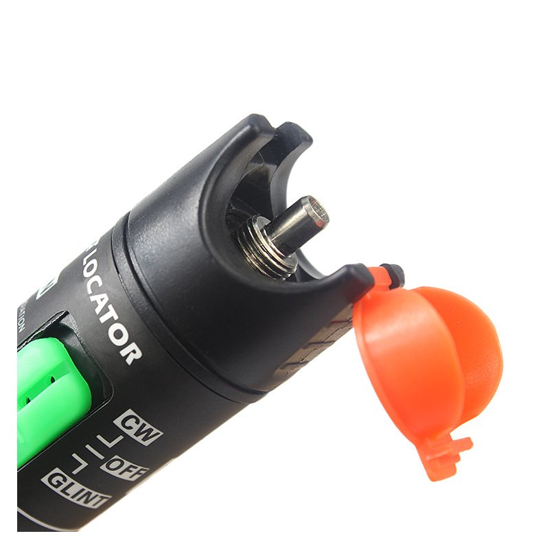 Optical Fiber Visual Fault Locator Fiber Optic Cable Tester Meter Red Light Pen with 2.5mm Universal Connector for FC/SC / ST Connector  