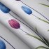 Tulips Pattern Shading Window Curtain for Bedroom Living Room Decoration As shown 1 5   2 meters high