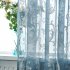 Tulle Embroidered Curtain for Kitchen Living Room Bedroom Window Treatment Panel Brown  Hook  1   2 5 meters high