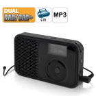 Tune in to the world on the go with this Pocket Digital Radio with Audio Recording  Featuring both FM radio and DAB DAB    