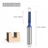 Tungsten Steel Alloy 8mm Shank Double Blades Straight Milling Tool 9 piece set