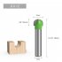 Tungsten Steel Alloy 8mm Shank Diameter Woodworking Semicircle Router Bit Tool 8X22
