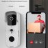 Tuya Smart Video Doorbell Wifi 1080p Home Wireless Two Way Video Intercom Door Bell Pir Motion Detection Ip Camera White