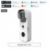 Tuya Smart Video Doorbell Wifi 1080p Home Wireless Two Way Video Intercom Door Bell Pir Motion Detection Ip Camera White
