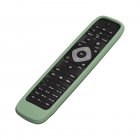 Tv Remote Control Case Drop Resistant Shockproof Silicone Cover Compatible For Philips 4k Remote Control Luminous green