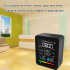 Tvoc Carbon  Dioxide  Detector With Intelligent Color Screen Display Real time Monitoring And Display black