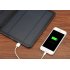 Twin Panel Folding Solar Charger and Power Bank with a 10 000 mAh battery will keep you charged on your next camping trip