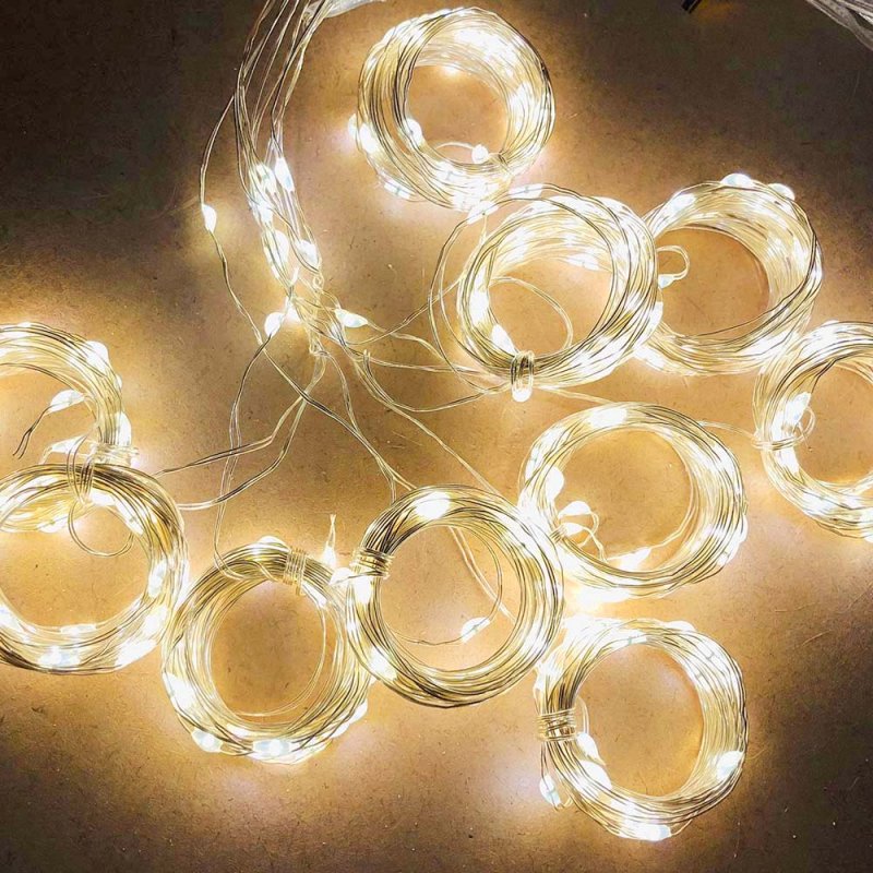 Twinkle Star 300 LED Window Curtain String Light Wedding Party Home Wall Decorations, Warm White Warm White
