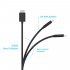 Two in one charging cable for PS5 XboxSeriesX Gamepad 5V 2A Charging cable for SwitchPro black