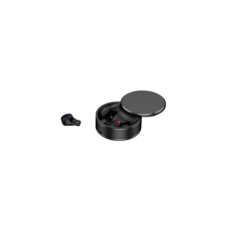 Tws-28 Bluetooth 5.0 In-ear Headset Hifi Binaural Call Waterproof Me8 Charging Rotatable Stereo Headset Binaural Black