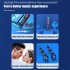 Tws 5 0 Bluetooth compatible Headset Binaural Touch control Digital Display With Flashlight Outdoor Sports Wireless Headphones black