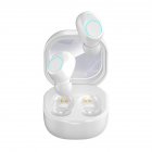 Tws Bluetooth Headset Large Battery Wireless Low Latency Noise Reduction Subwoofer Game Earphones M21 White